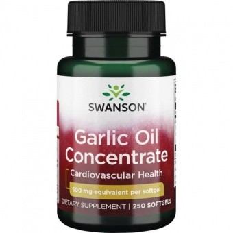 Swanson Garlic Oil Concentrate 500 mg 